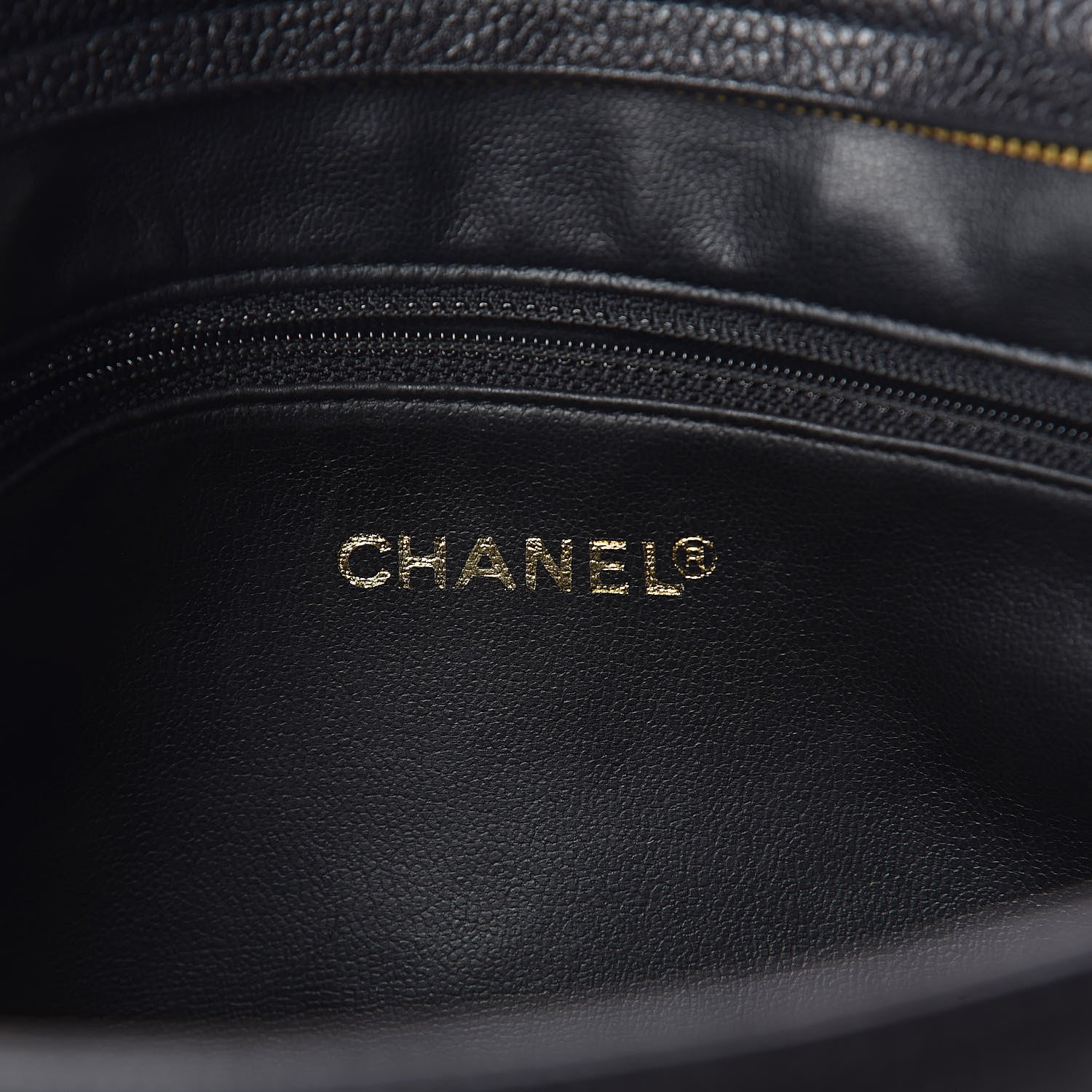 Chanel Caviar CC Shoulder Bag Black 6 of 10