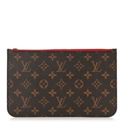 Louis Vuitton Monogram Neverfull MM GM Pochette Cherry 1 of 8