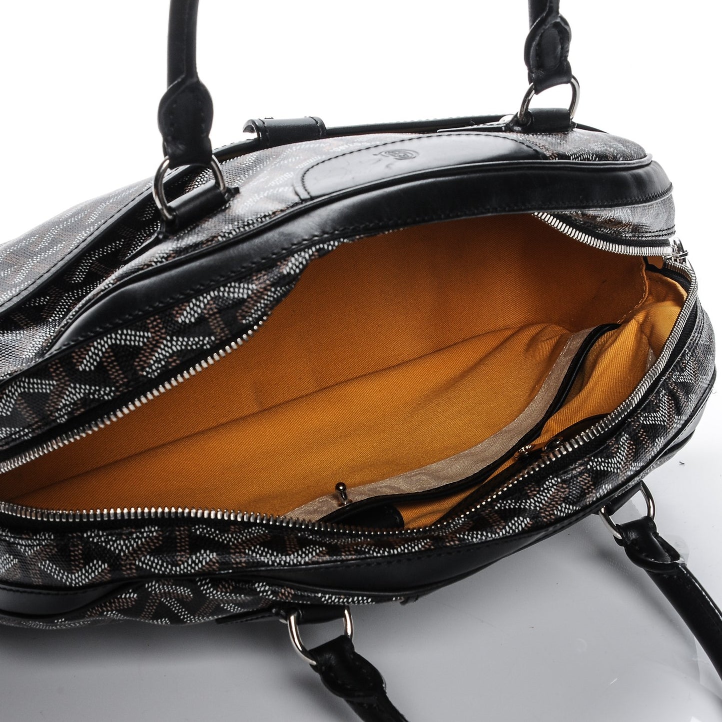 Goyardine Saint Jeanne MM Bowler Black