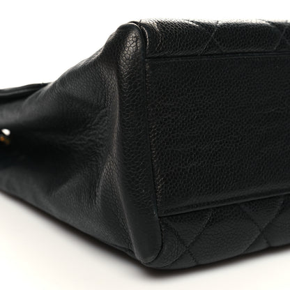 Chanel Caviar Quilted Flap Shoulder Bag Black 9 of 11
