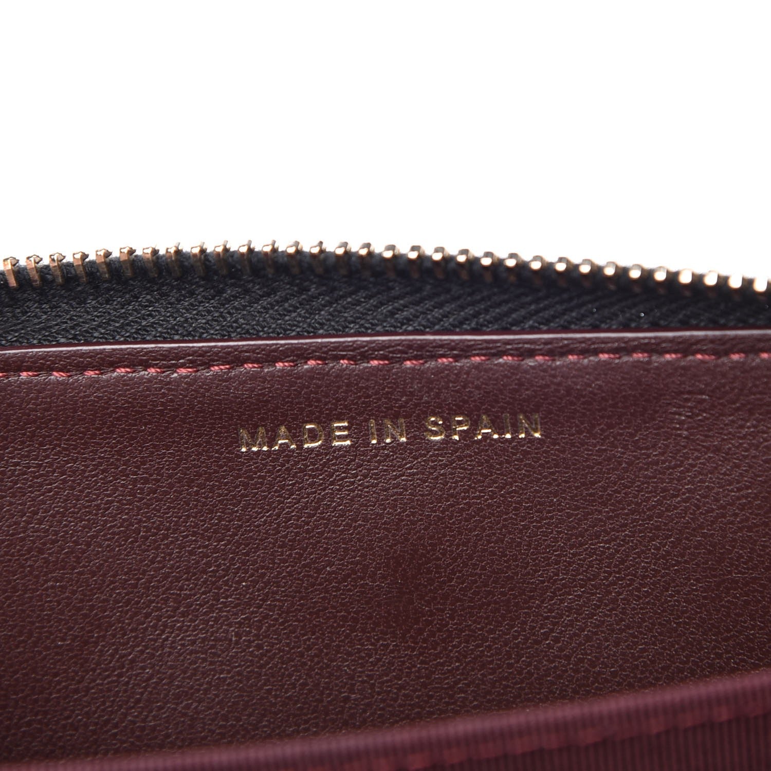 Chanel Lambskin Quilted Small Zip Around Wallet Black 6 of 9