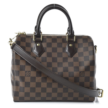 Louis Vuitton Damier Ebene Speedy Bandouliere 25 1 of 10