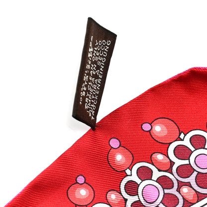 Hermes Silk Parures Des Maharajas Twilly Fuchsia Parme Rouge 5 of 5
