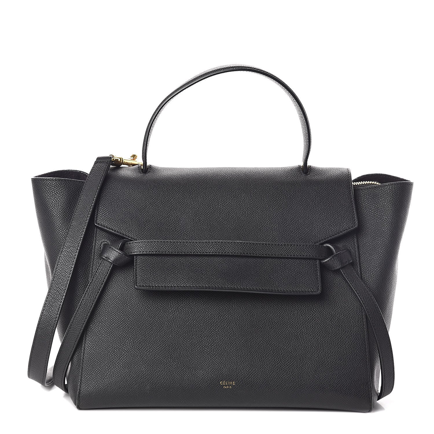 Celine Grained Calfskin Mini Belt Bag Black 1 of 9