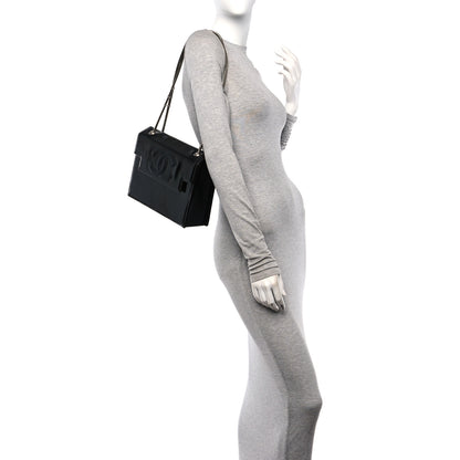 Chanel Lambskin Patent CC Snake Chain Flap Bag Black 2 of 11