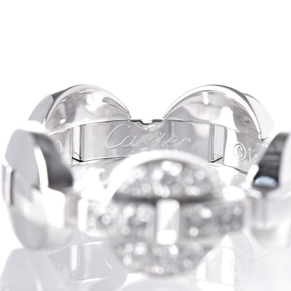 Cartier 18K White Gold Diamond Himalia Ring 52 6 5 of 7