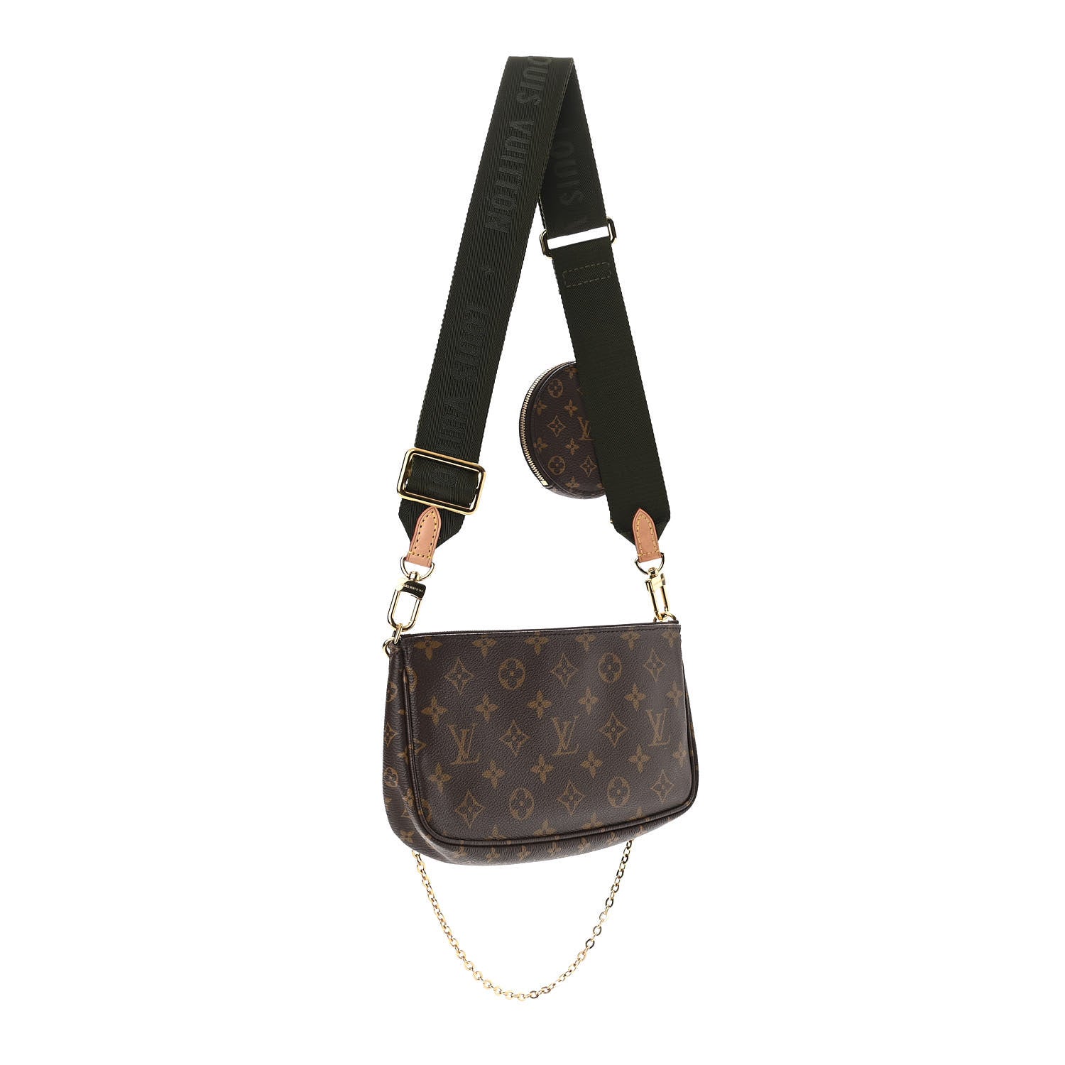 Louis Vuitton Monogram Multi Pochette Accessories Kaki 3 of 12