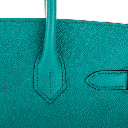 Hermes Epsom Birkin 30 Bleu Paon 8 of 24