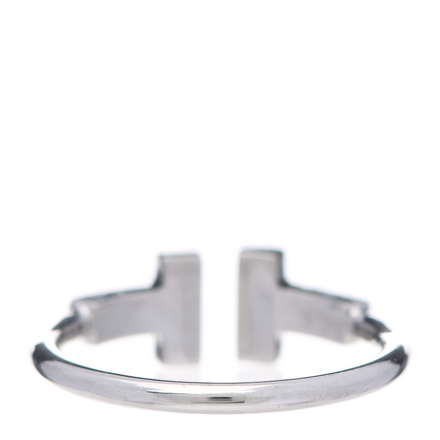 18K White Gold Diamond T Wire Ring 51 5.75