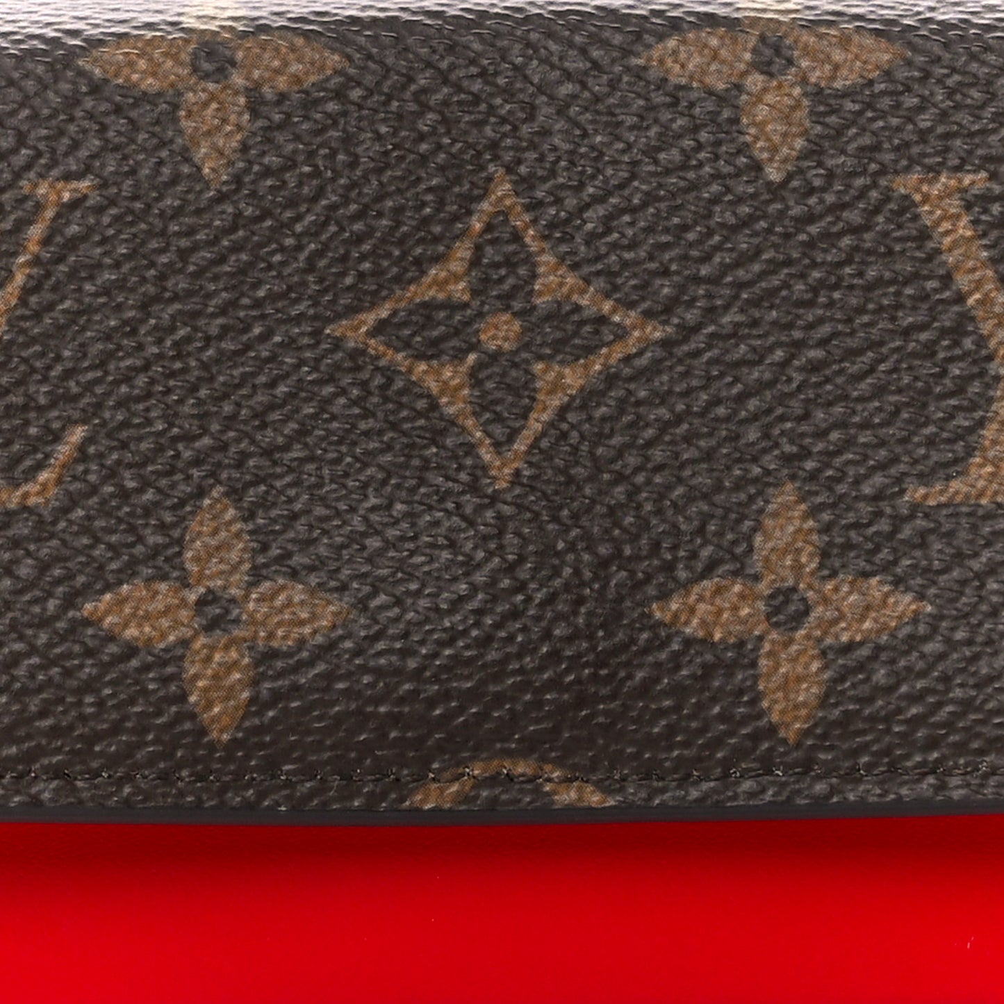 Monogram Woody Glasses Case Rouge
