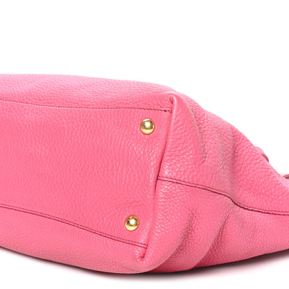 Miu Miu Vitello Daino Shopping Tote Peonia 8 of 8