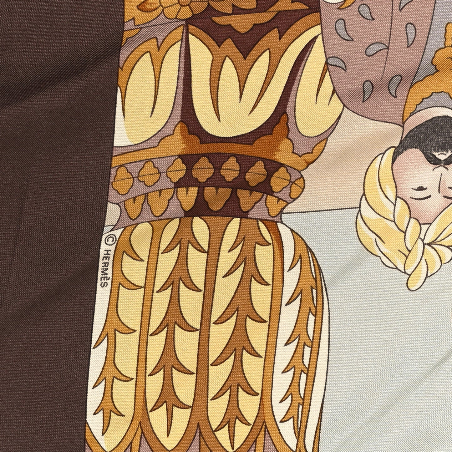 Silk Splendeur Des Maharajas Scarf 90