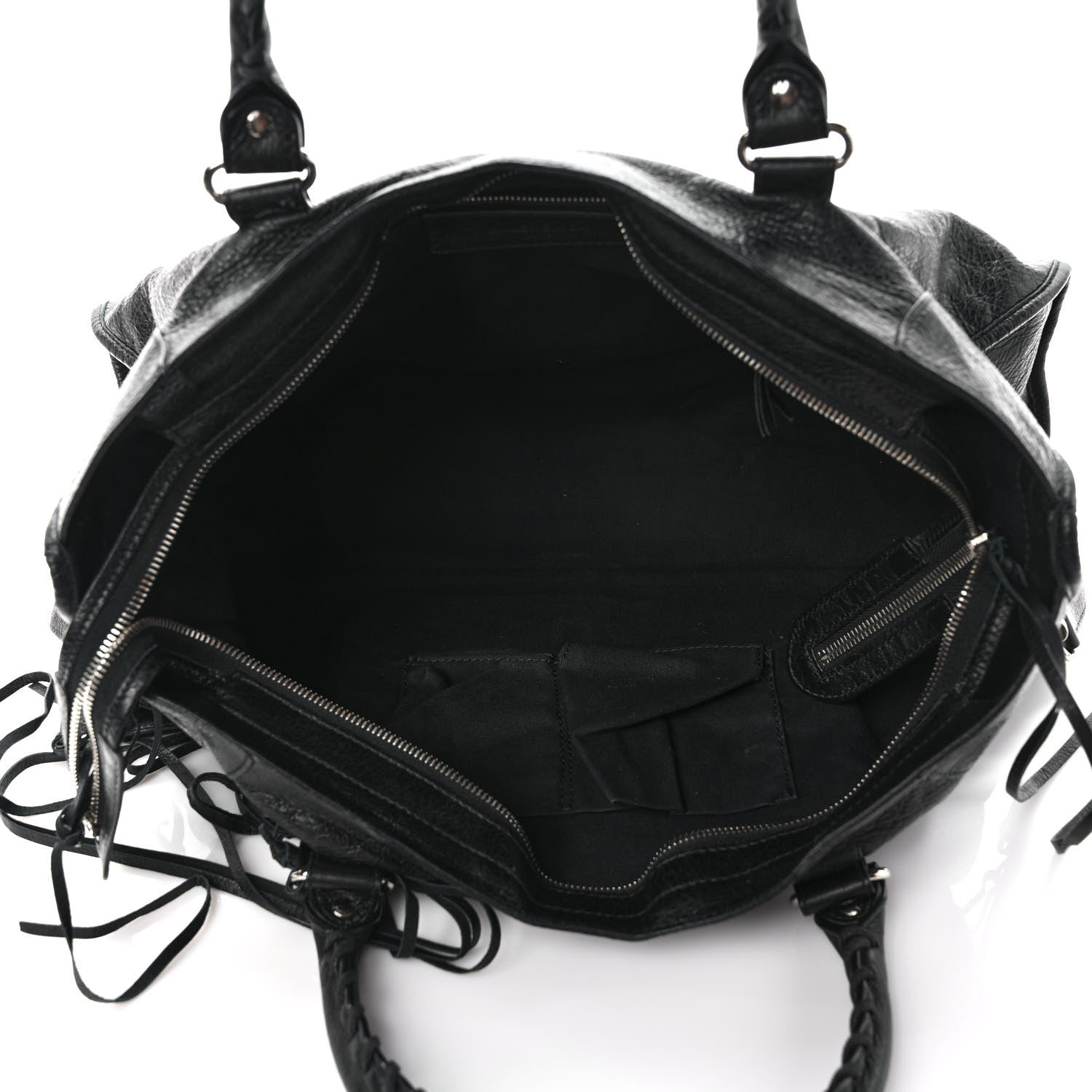 Balenciaga Agneau Classic Silver Hardware Part Time Black 5 of 13
