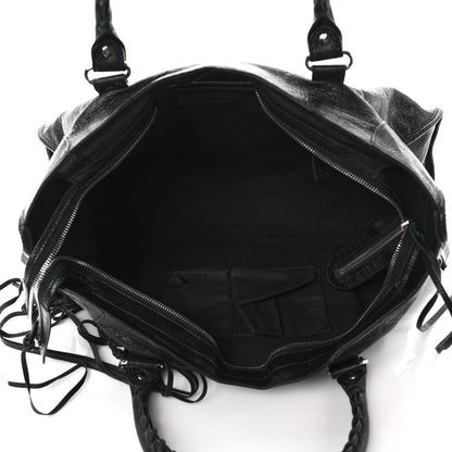 Balenciaga Agneau Classic Silver Hardware Part Time Black 5 of 13