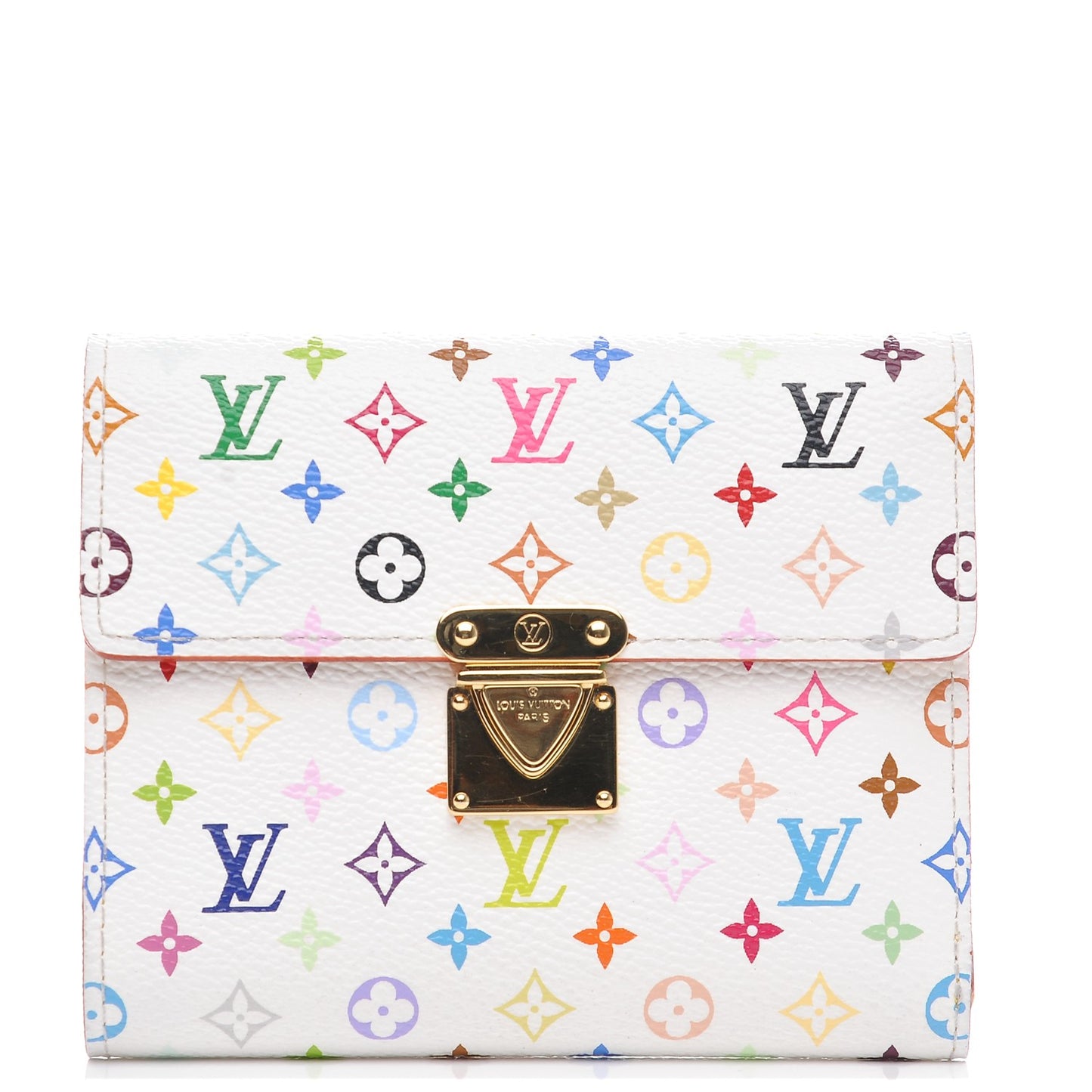 Monogram Multicolor Koala Wallet White