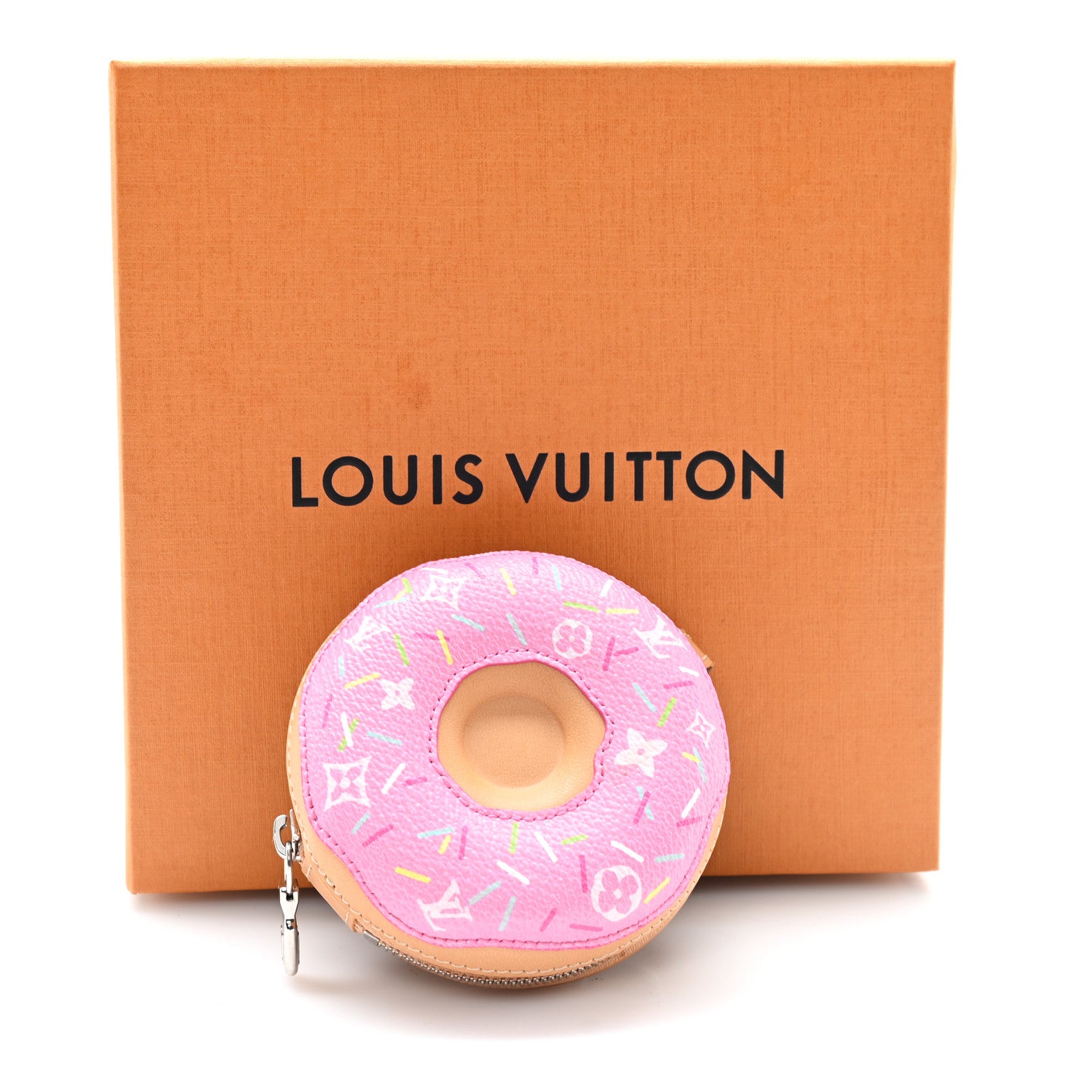 Louis Vuitton LV Donut Bag Charm Key Holder Pink 6 of 6