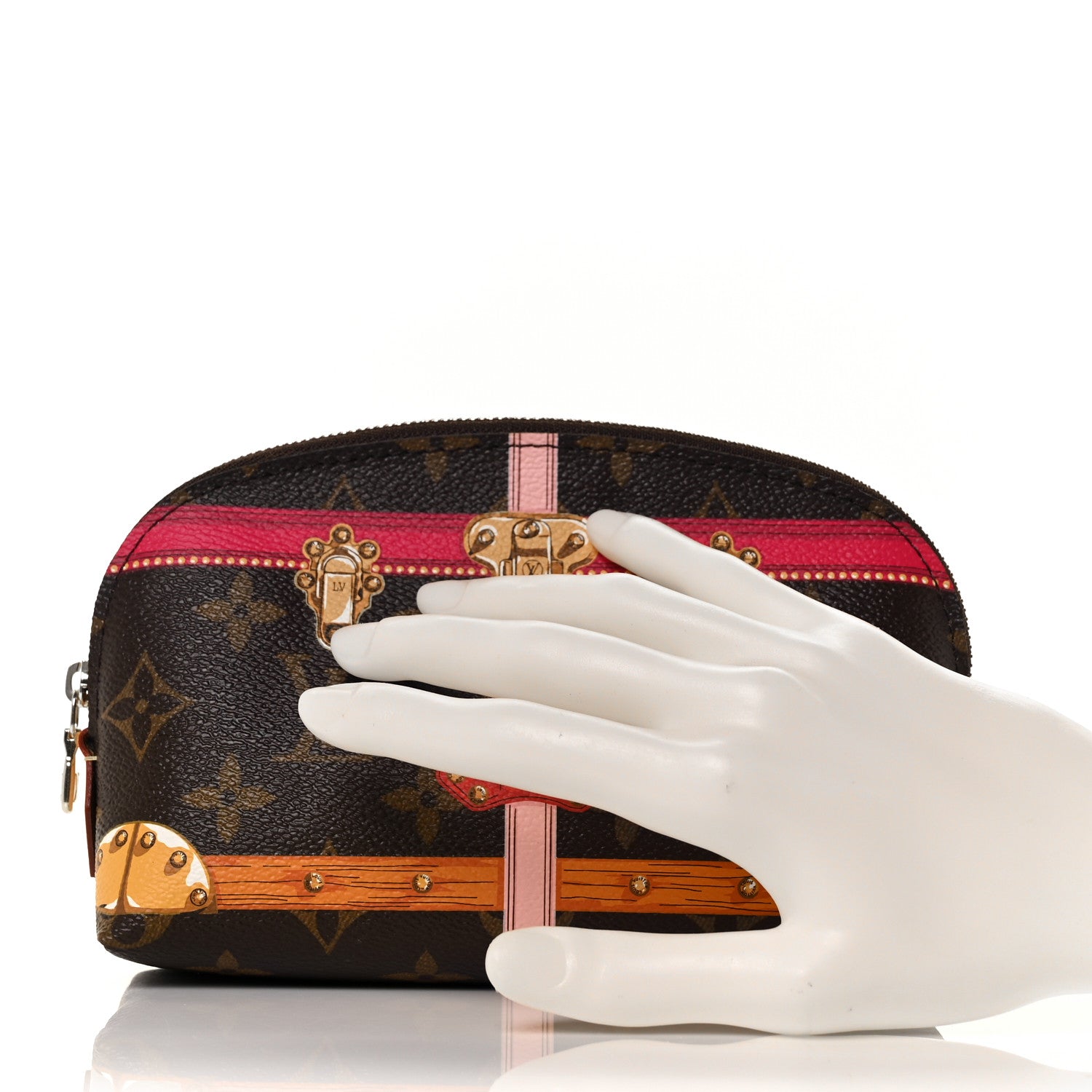 Louis Vuitton Monogram Summer Trunks Cosmetic Pouch PM 2 of 8