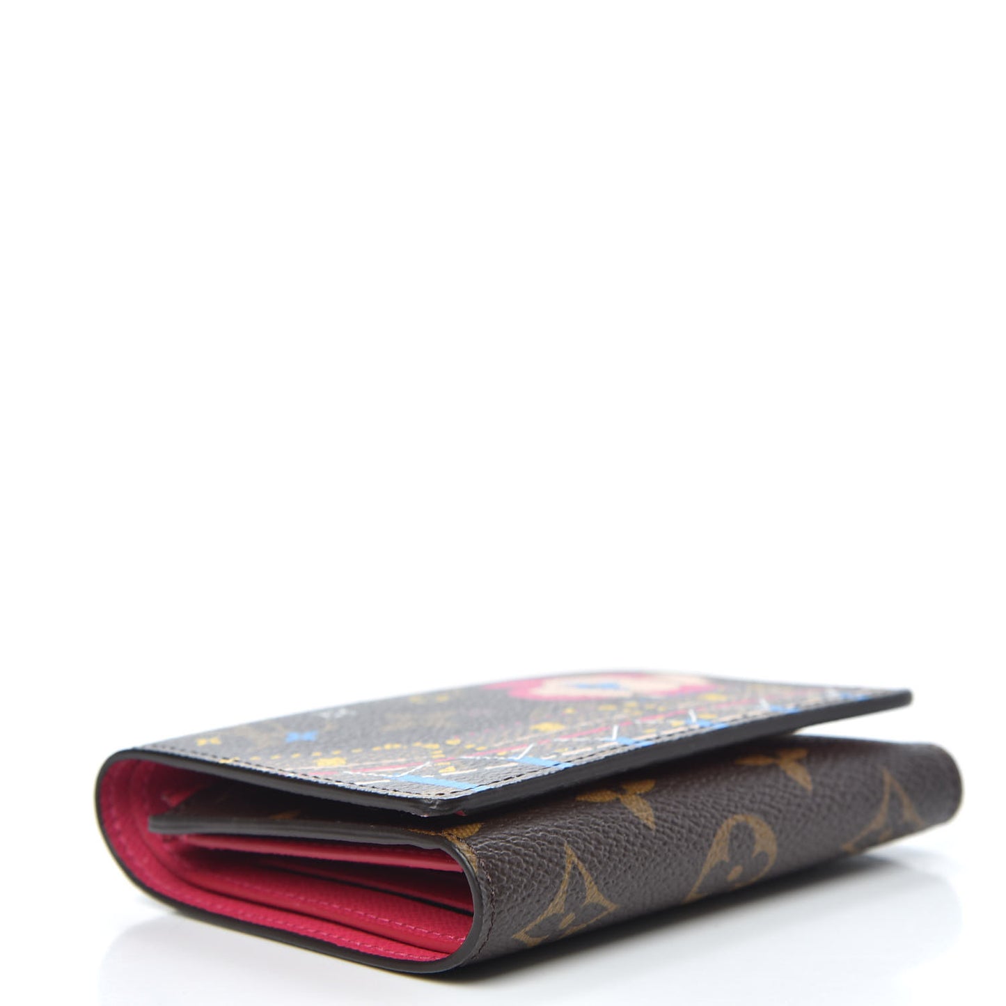 Monogram 2020 Christmas Animation Roller Coaster Victorine Wallet Pivoine