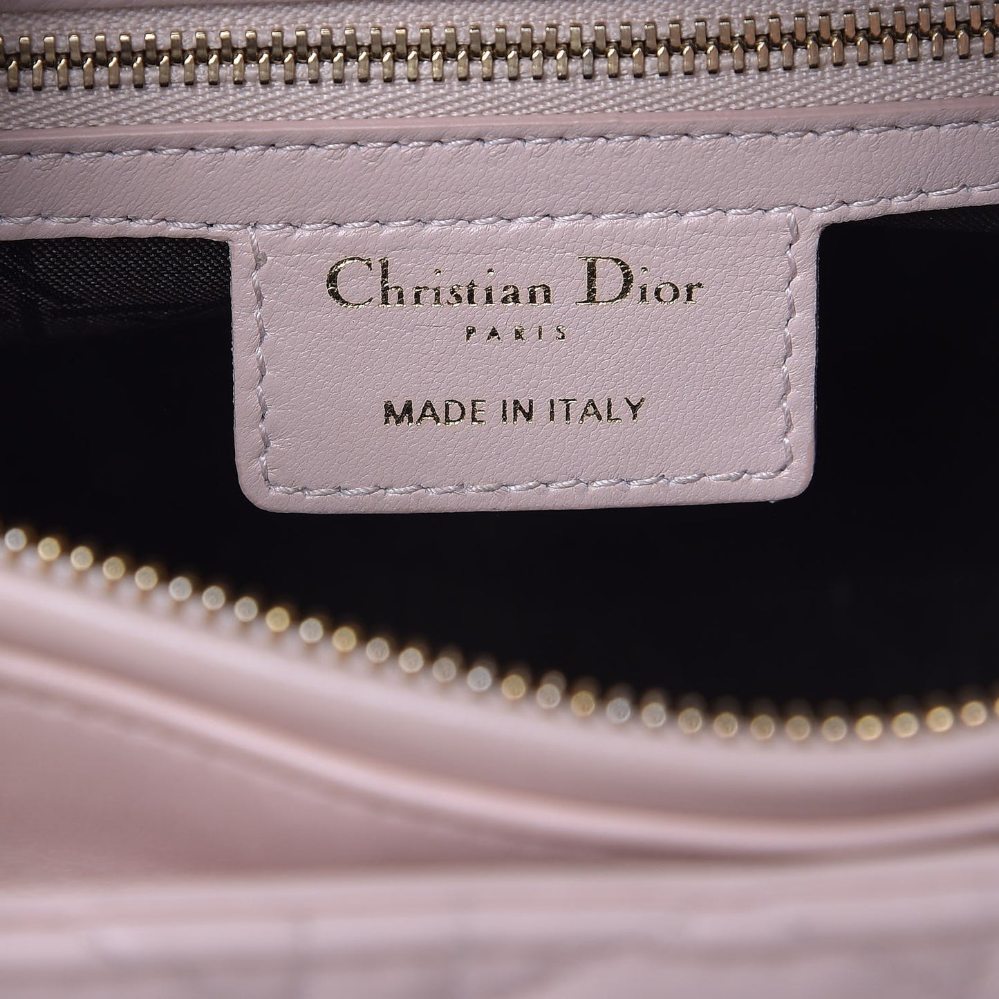 Lambskin Cannage Medium Lady Dior Light Pink