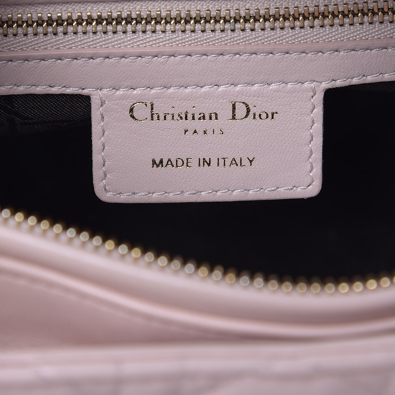 Christian Dior Lambskin Cannage Medium Lady Dior Light Pink 6 of 9