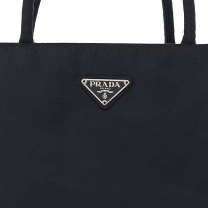 Prada Tessuto Nylon Tote Navy 7 of 10