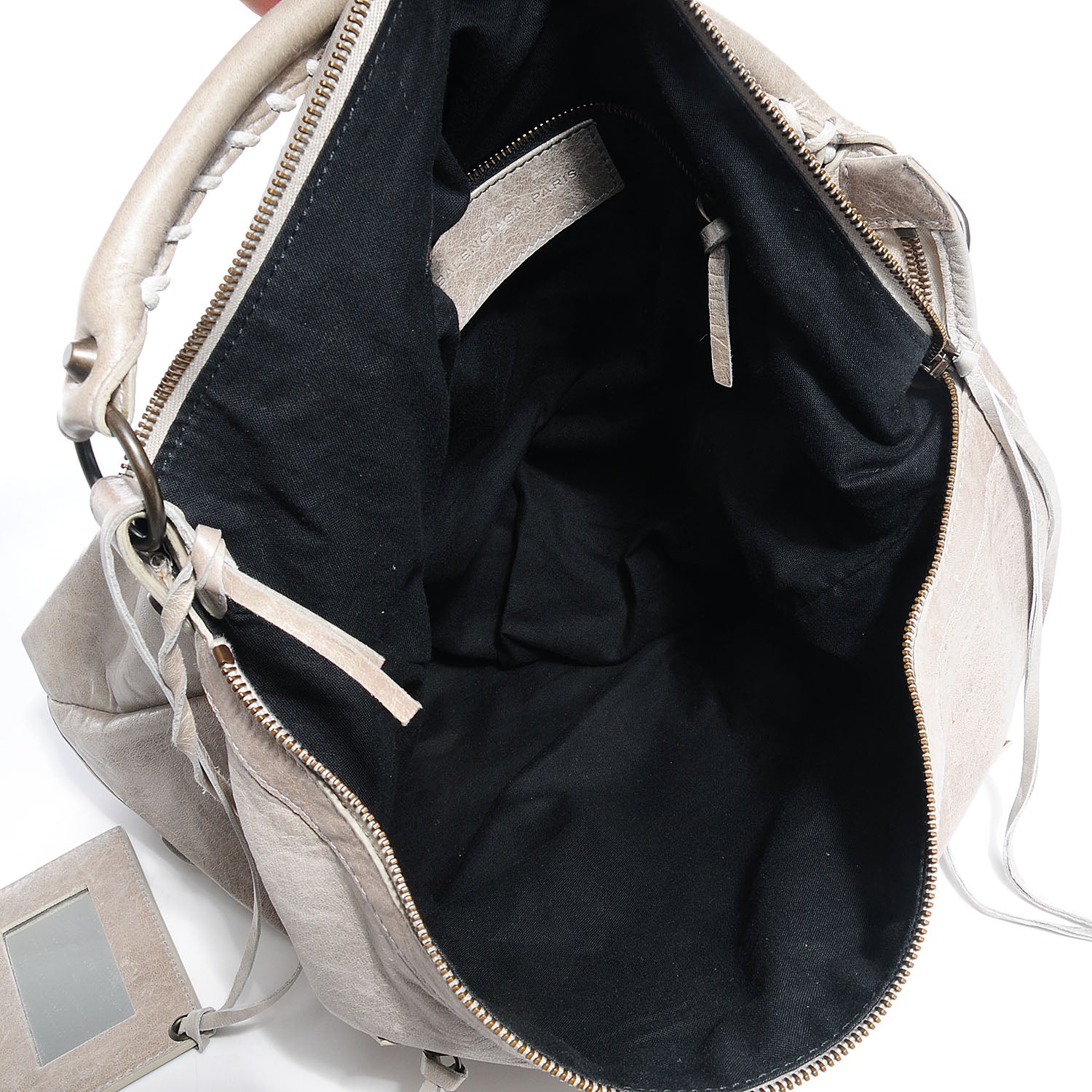 Balenciaga Chevre Classic Hardware Day Hobo Greige 6 of 13