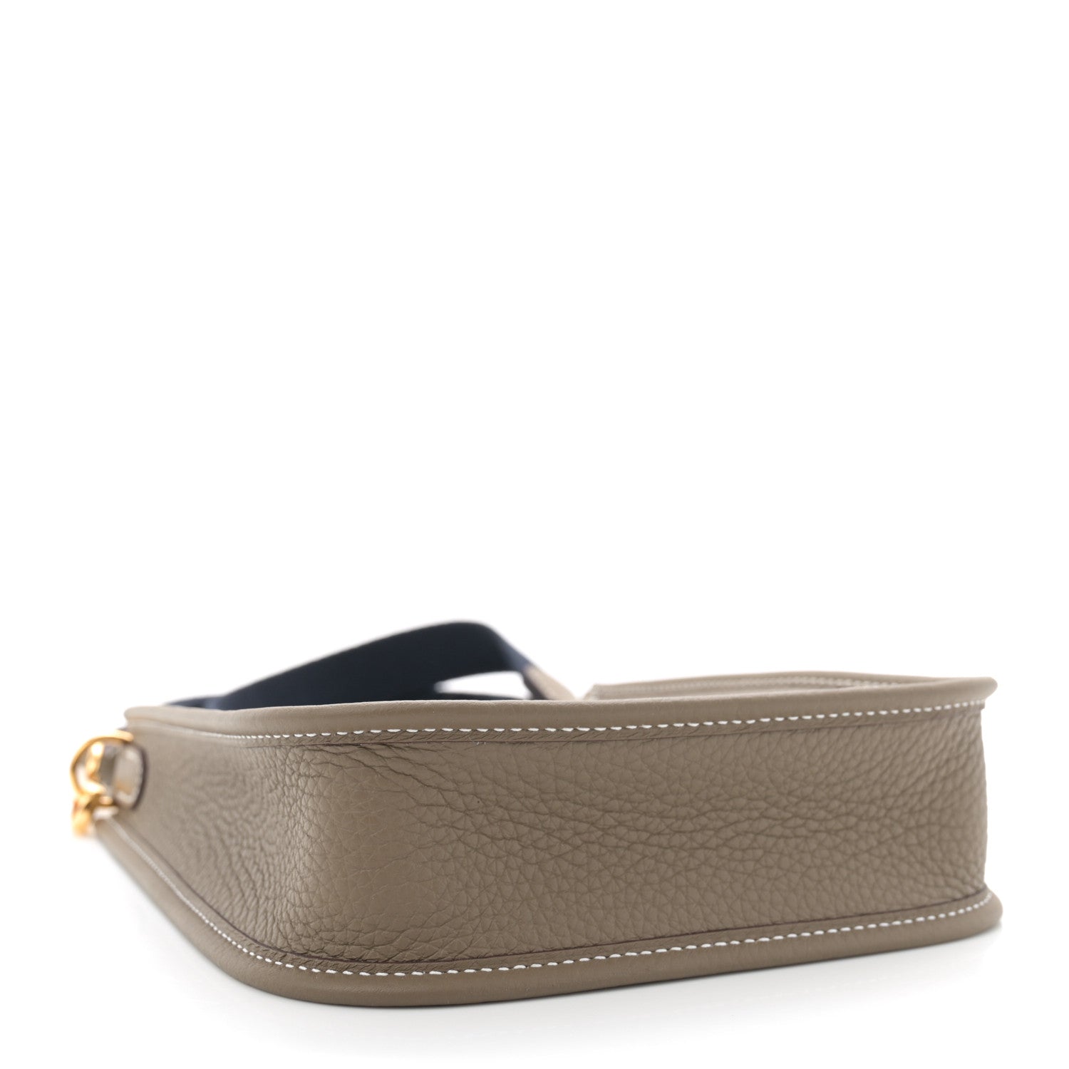 Hermes Taurillon Clemence Amazone Evelyne TPM Etoupe Bleu Indigo 4 of 11