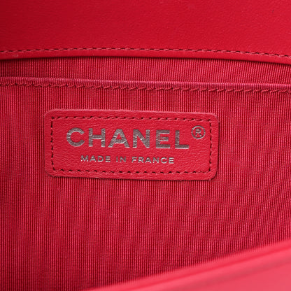 Chanel Lambskin Quilted Medium Boy Flap Fuchsia 5 of 17