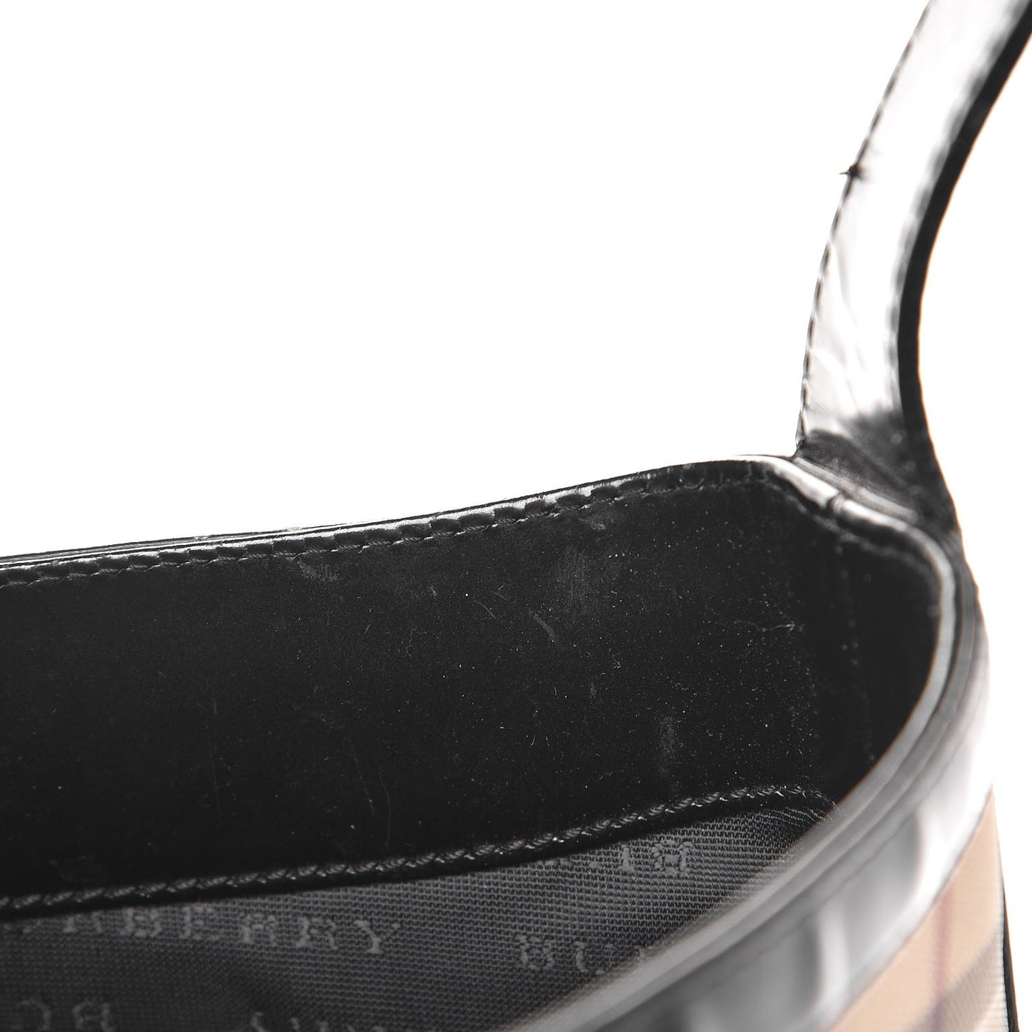 House Check Shoulder Bag Black