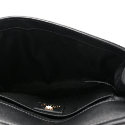 Versace Vitello Palazzo Medusa Evening Clutch Bag Black 5 of 9