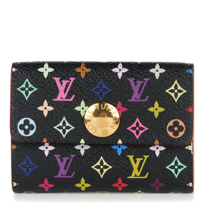 Louis Vuitton Monogram Multicolor Business Card Holder Black 1 of 7