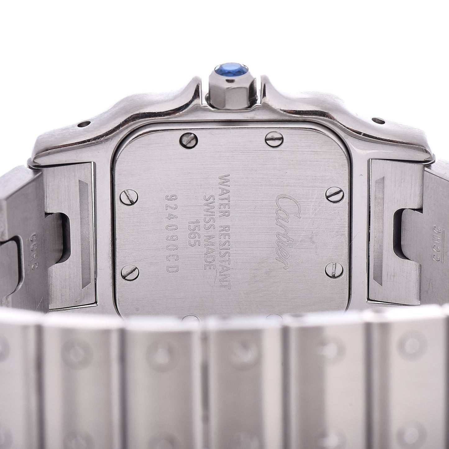 Stainless Steel 24mm Santos de Galbee Quartz Watch
