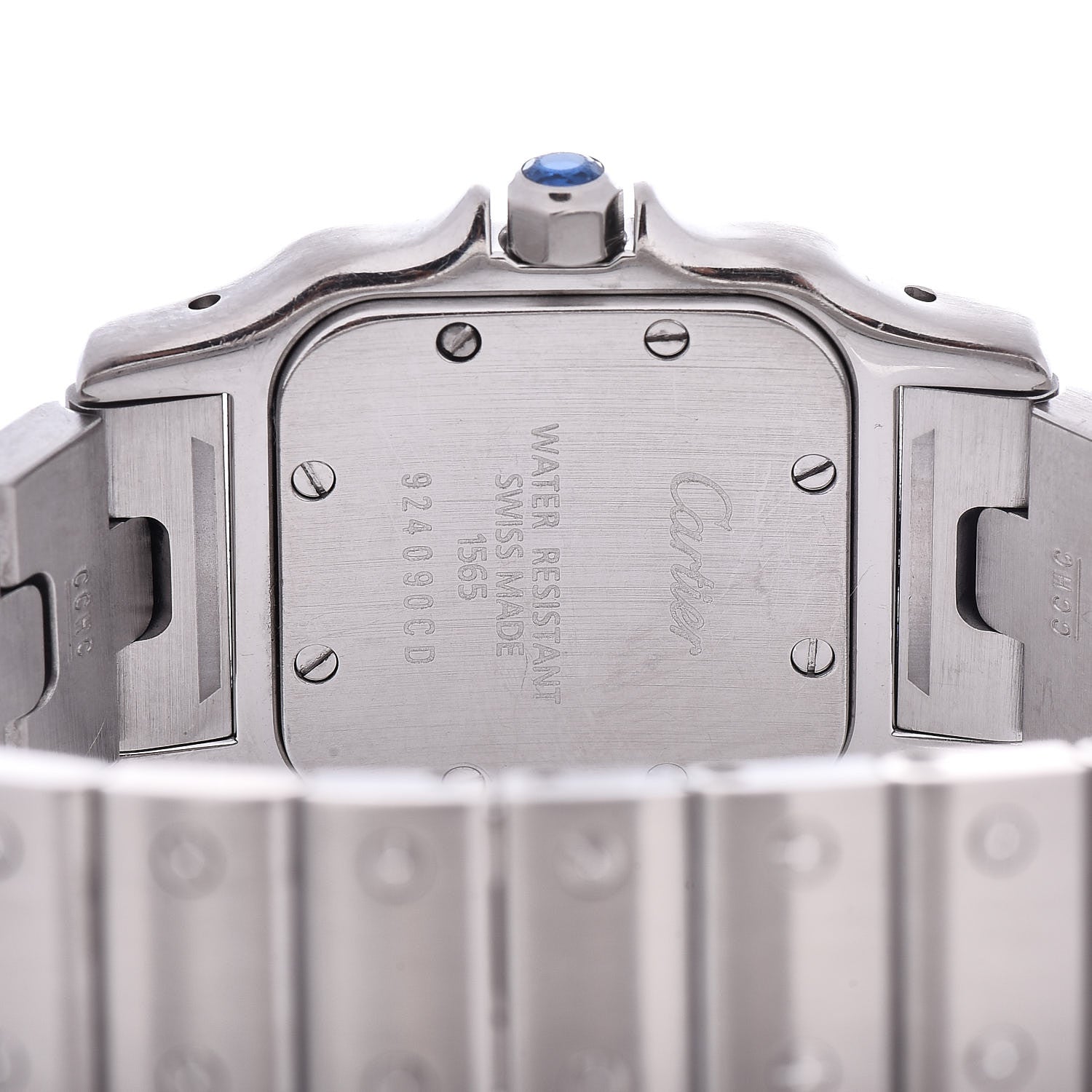 Cartier Stainless Steel 24mm Santos de Galbee Quartz Watch 5 of 6