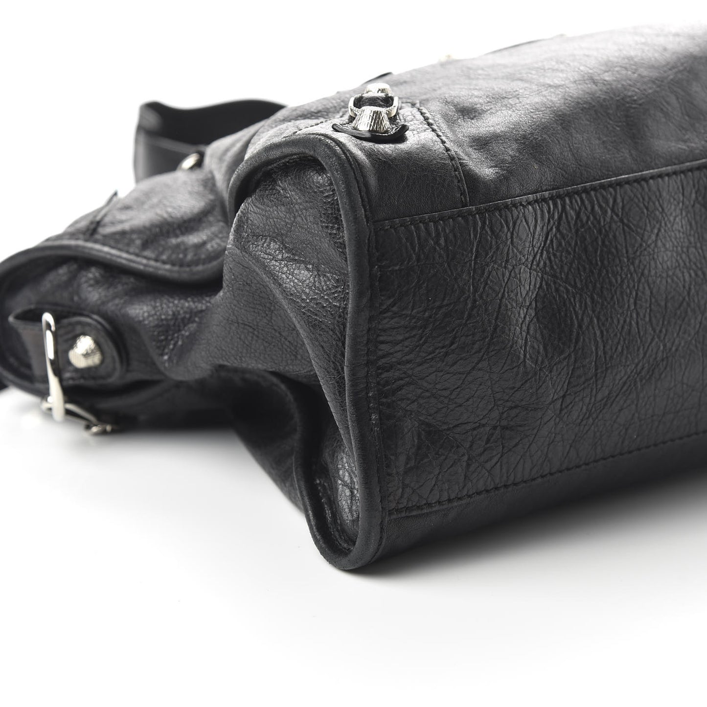 Agneau Giant 12 Silver Hardware City Black
