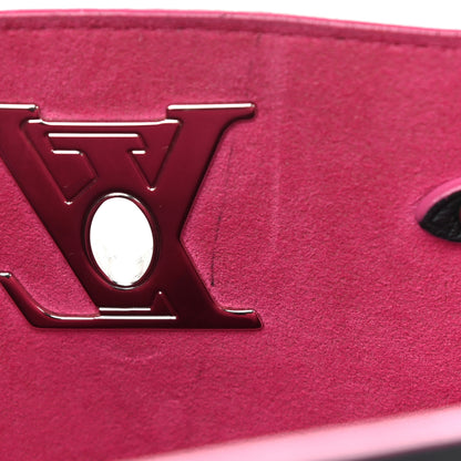 Louis Vuitton Calfskin Lockme Bucket Black 10 of 13