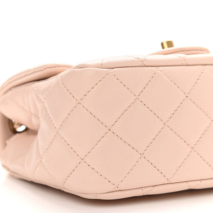 Chanel Lambskin Quilted Mini Pearl Crush Flap Light Beige 9 of 11
