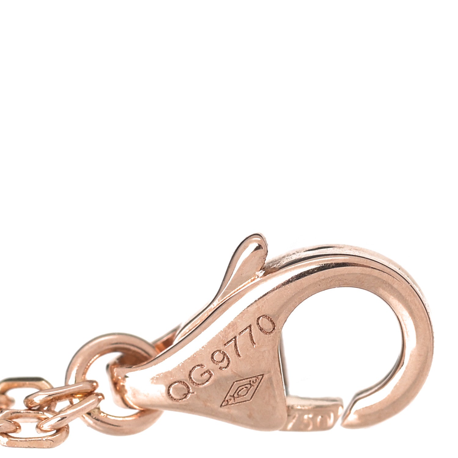Cartier 18K Pink Gold Diamond Pink Sapphire LOVE Bracelet 3 of 5