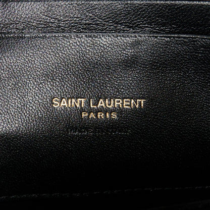 Saint Laurent Grain De Poudre Matelasse Monogram Mini Lou Camera Bag Black 6 of 10