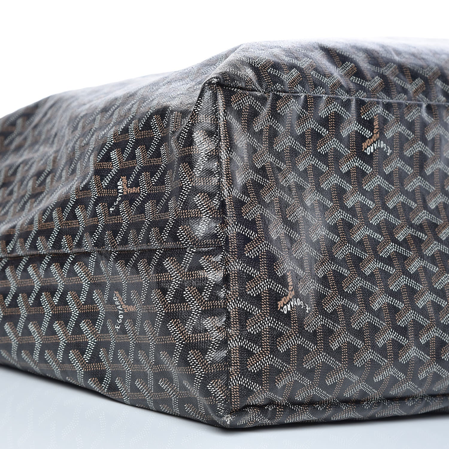 Goyard Goyardine Saint Louis GM Black Gold 12 of 15