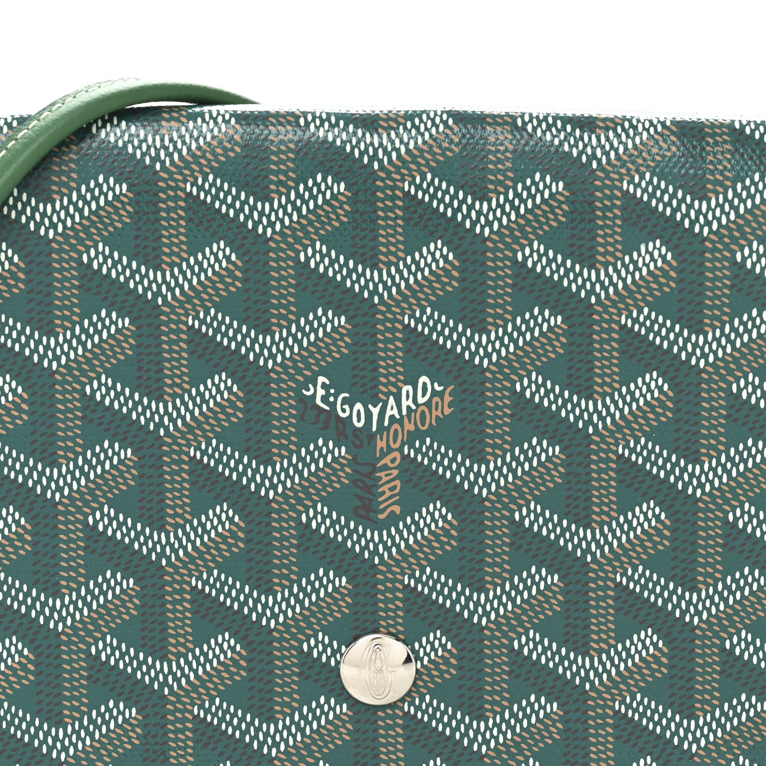Goyard Goyardine Plumet Wallet Clutch Green 9 of 11