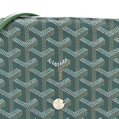Goyard Goyardine Plumet Wallet Clutch Green 9 of 11