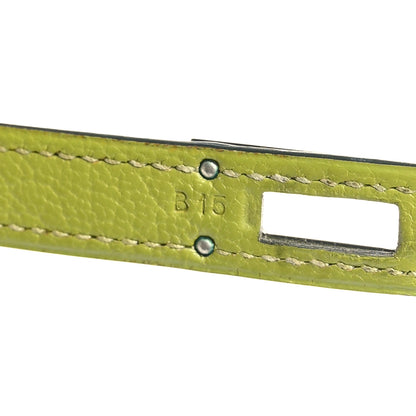 Hermes Chevre Mysore Kelly Longue Wallet Vert Anis 7 of 7