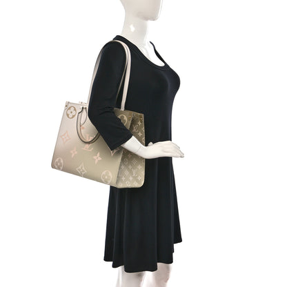Louis Vuitton Monogram Giant Spring In The City OnTheGo MM Sunset Kaki 2 of 8