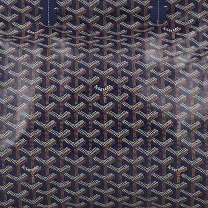 Goyard Goyardine Sac Hardy Pet Carrier PM Navy 12 of 12