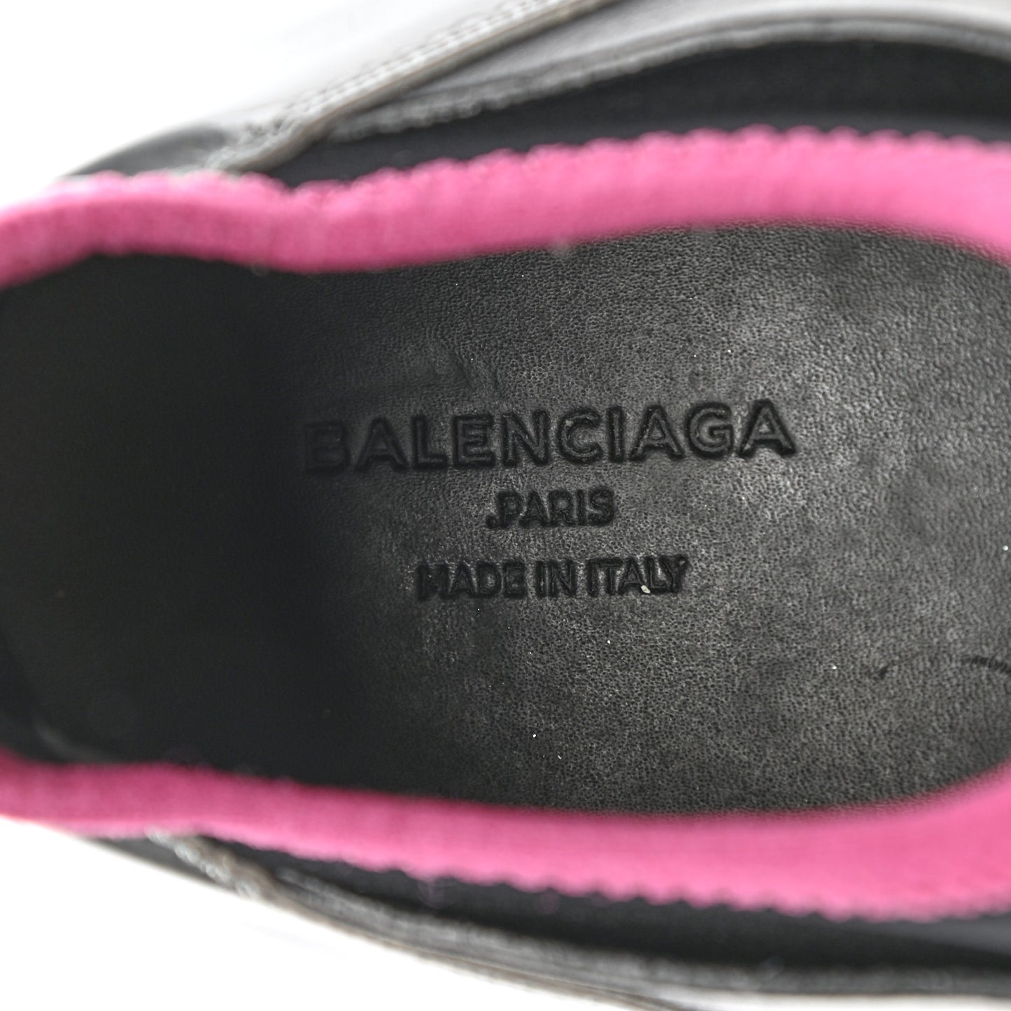 Calfskin Neoprene Mesh Suede Womens Race Runner Sneakers 42 Black Silver Pink