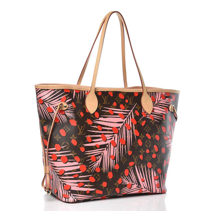 Louis Vuitton Monogram Jungle Dots Neo Neverfull MM Sugar Pink Poppy 3 of 8