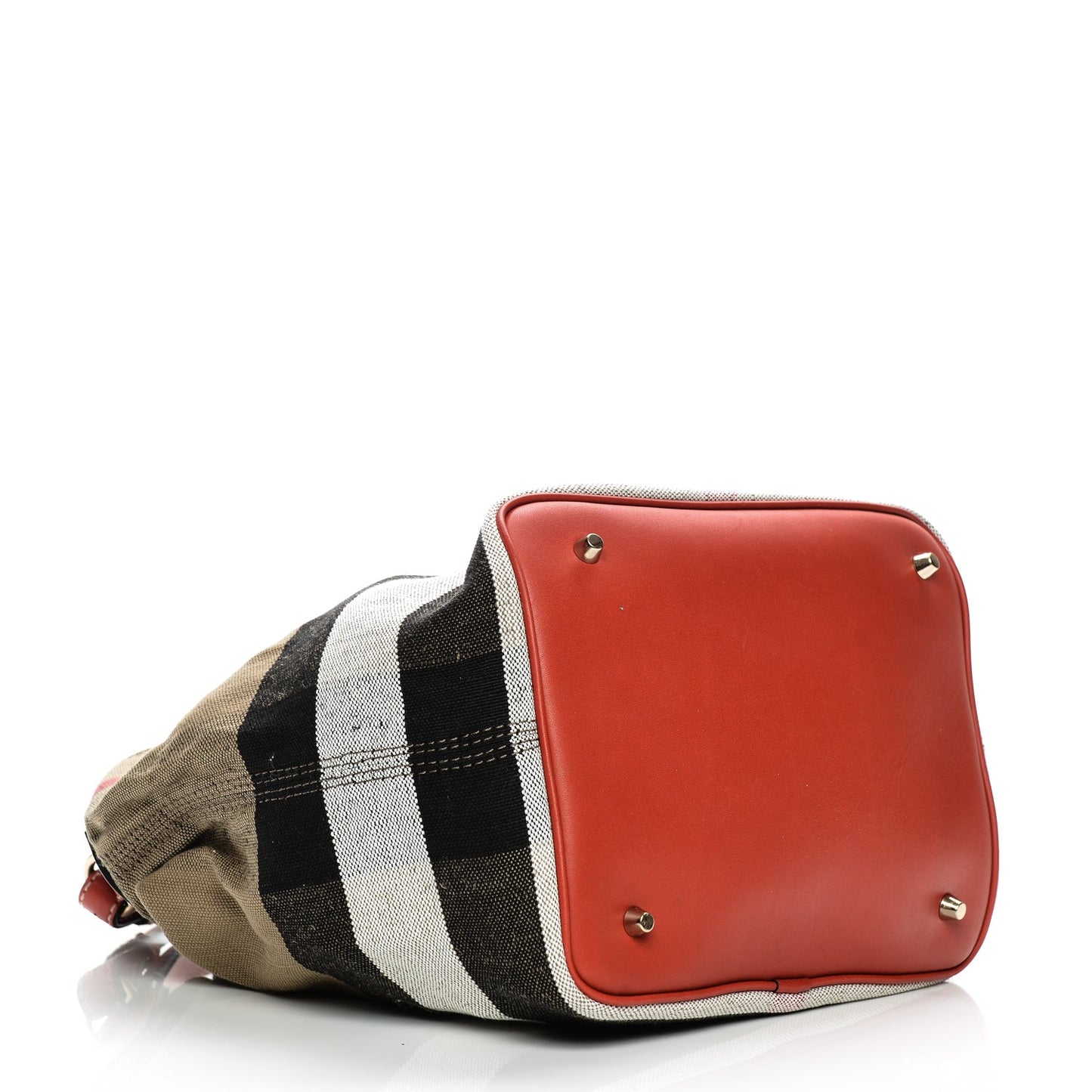 Canvas Mega Check Medium Ashby Hobo Red
