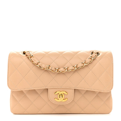 Chanel Caviar Quilted Small Double Flap Beige 1 of 11
