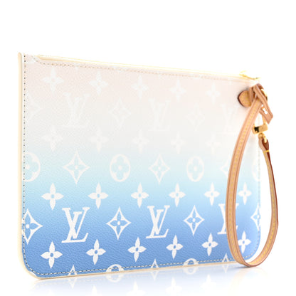 Louis Vuitton Monogram By The Pool Neverfull MM Pochette Blue 3 of 7