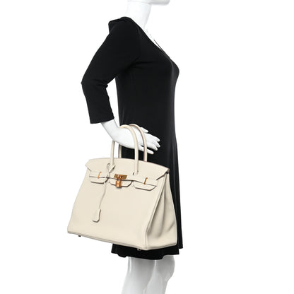 Hermes Togo Birkin 35 Craie 2 of 13